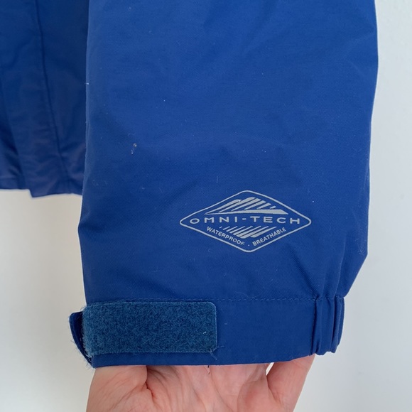Blue COLUMBIA waterproof jacket size M - Picture 4 of 10